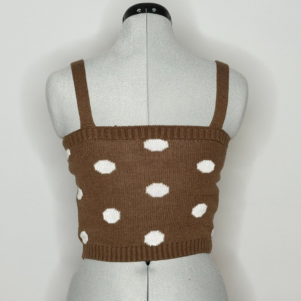 Altar'd State Polka Dot Crop Top - Picture 3 of 7